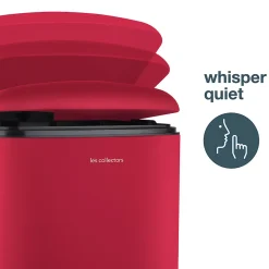 Poubelle à pédale 30L, red edition - 722