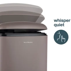 Poubelle à pédale 30L, taupe edition - 719