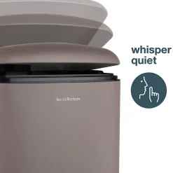 Poubelle à pédale 40L, taupe edition - 883