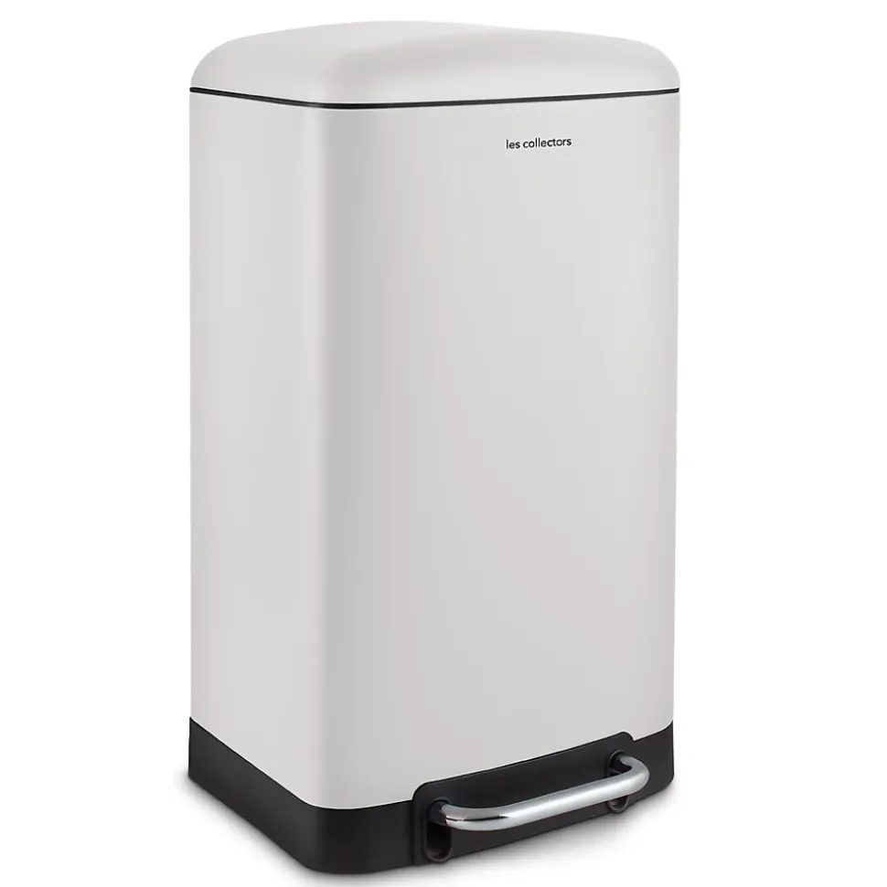 Poubelle à pédale 30L,hite edition - 728