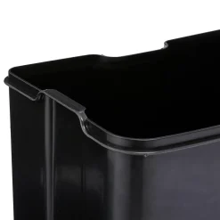 Poubelle à pédale rectangle Ariane 5Five 30L noir