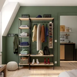 Poubelle à pédale rectangle Ariane 5Five 30L noir