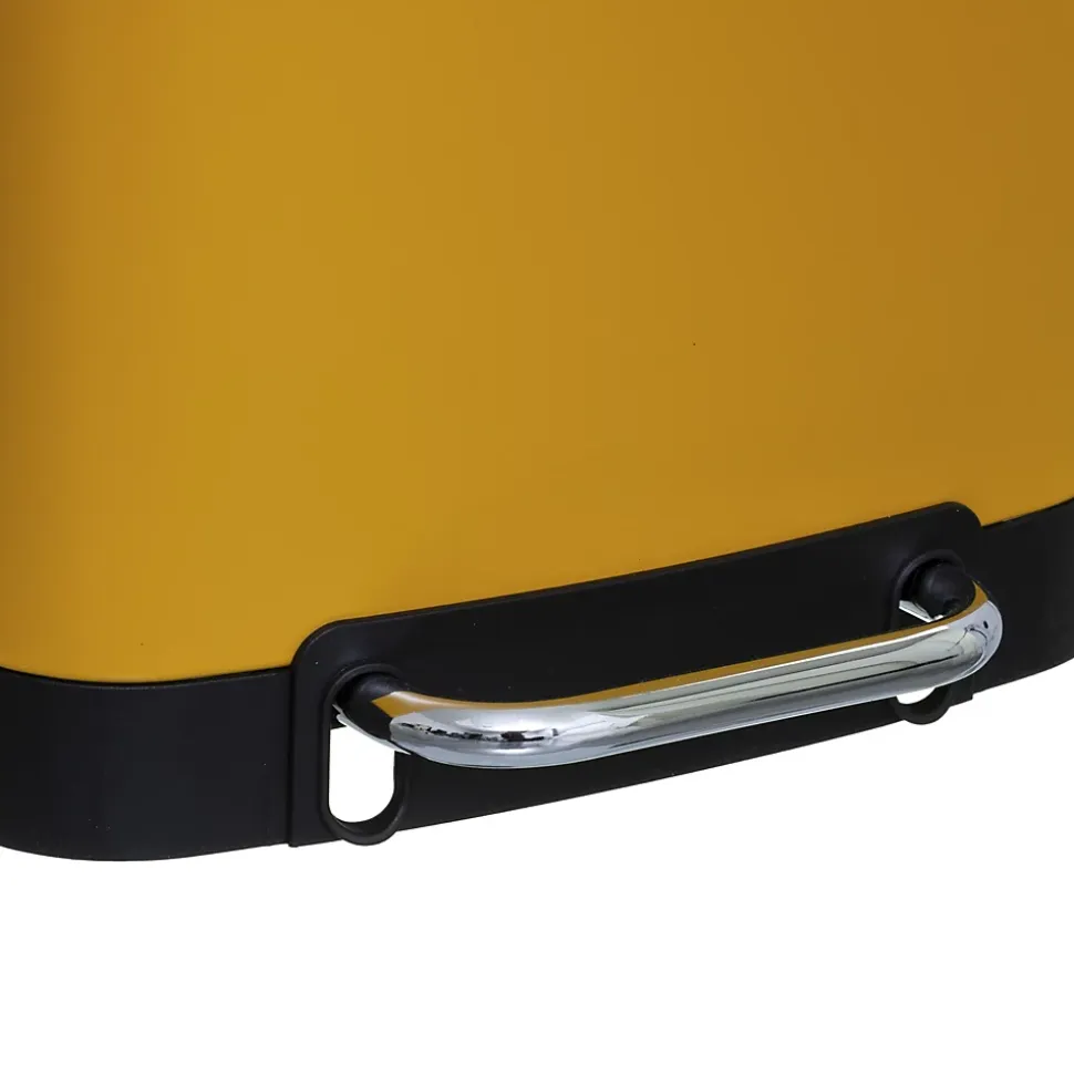 Poubelle à pédale rectangle Ariane 5Five 30L jaune