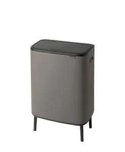 Poubelle à pression Brabantia Bo Touch Bin 2 x 30 L gris