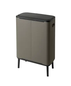 Poubelle à pression Brabantia Bo Touch Bin 2 x 30 L gris