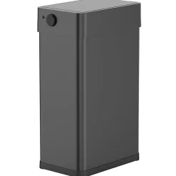 Poubelle automatique inox SILVERLAKE noir 70L