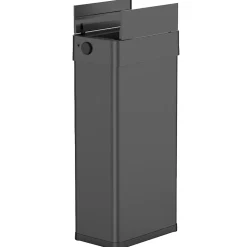 Poubelle automatique inox SILVERLAKE noir 90L
