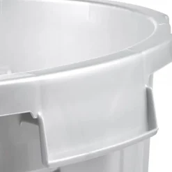 Poubelle Bassine Collecteur en plastique 23 litres - Argent