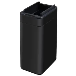 Poubelle cuisine automatique latérale - Ouverture papillon - Noir mat - 60L - Piles ou batterie