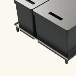 Poubelle cuisine CYCLO 41 L - poubelle de tri 1 x 16 et 1 x 25 litres