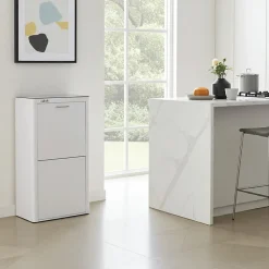 Poubelle cuisine de tri sélectif CUBEK, 4 compartiments de 20 litres.