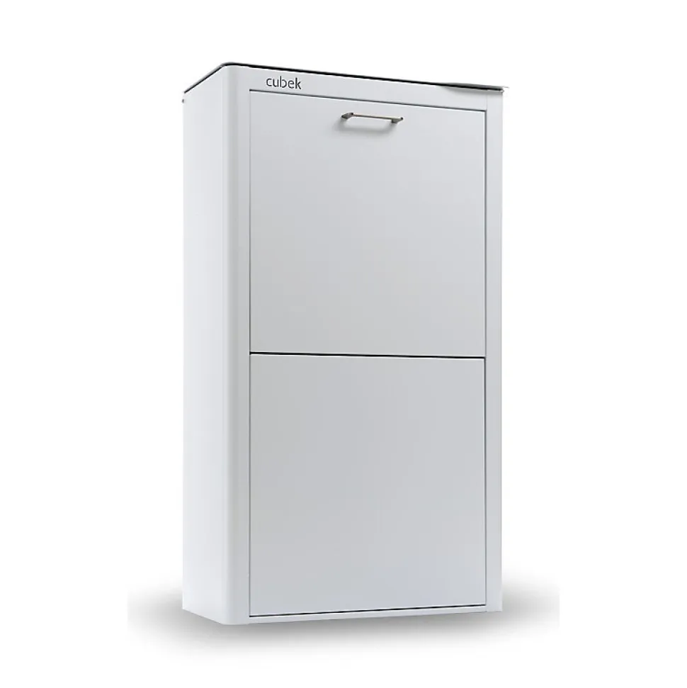 Poubelle cuisine de tri sélectif CUBEK, 4 compartiments de 20 litres.