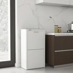 Poubelle cuisine de tri sélectif CUBEK, 4 compartiments de 20 litres.