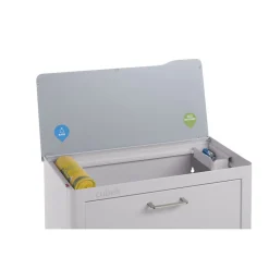 Poubelle cuisine de tri sélectif CUBEK, 4 compartiments de 20 litres.