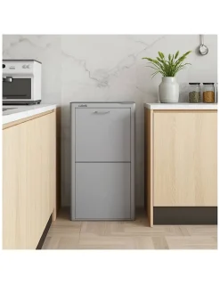 Poubelle cuisine de tri sélectif CUBEK, 4 compartiments de 20 litres.