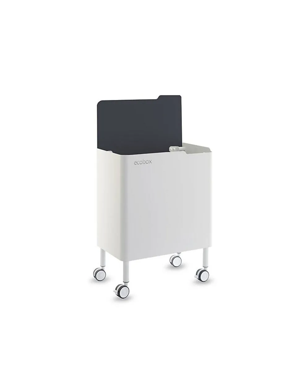 Poubelle cuisine ergonomique, fonctionnelle et élégante, 2 x 20 litres, ECOBOX NOA