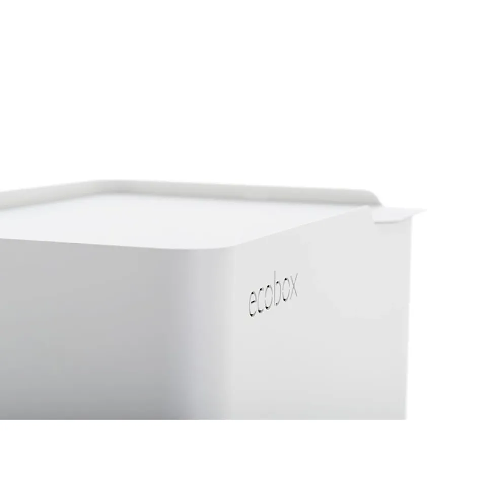 Poubelle cuisine ergonomique, fonctionnelle et élégante, 2 x 20 litres, ECOBOX NOA