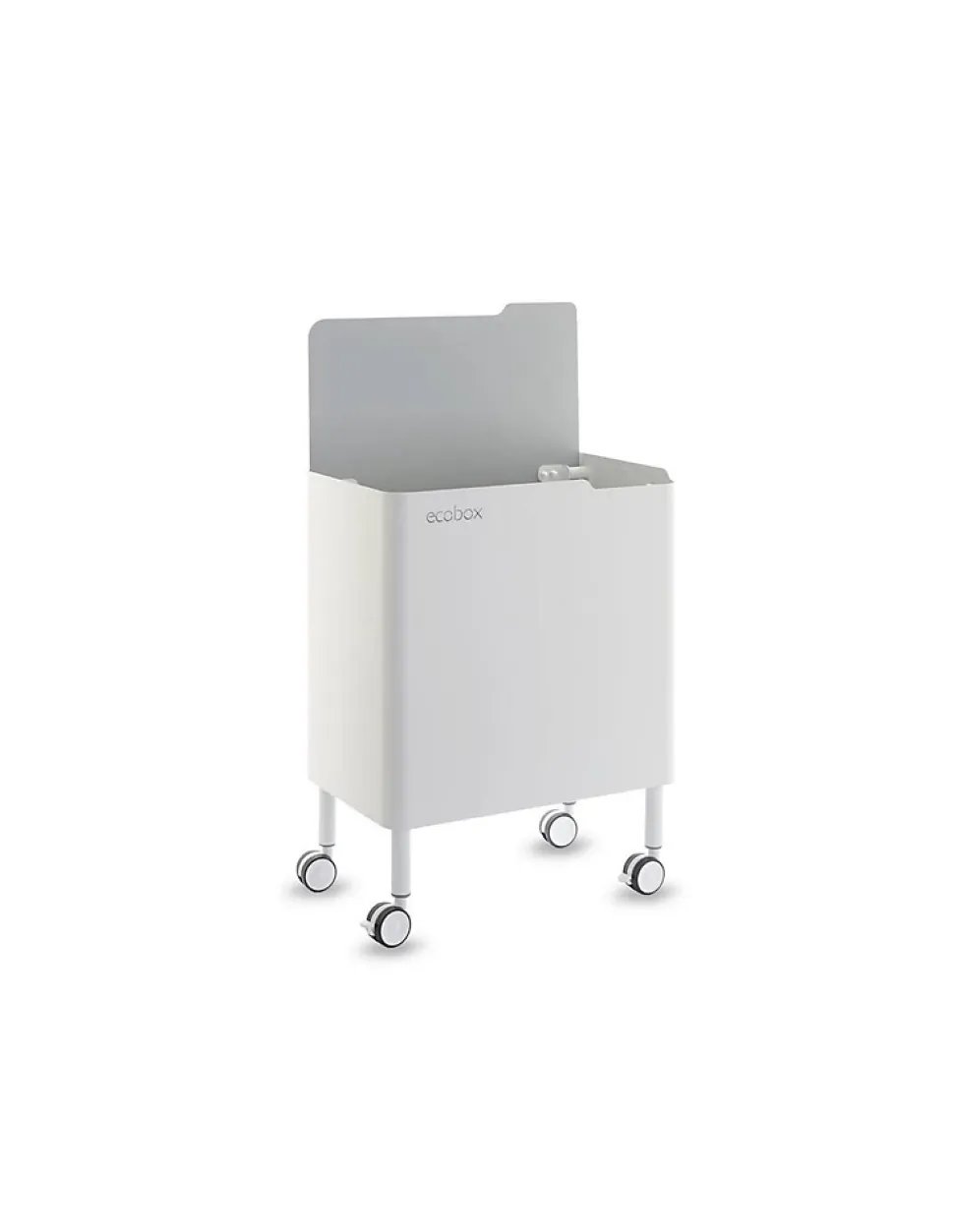Poubelle cuisine ergonomique, fonctionnelle et élégante, 2 x 20 litres, ECOBOX NOA