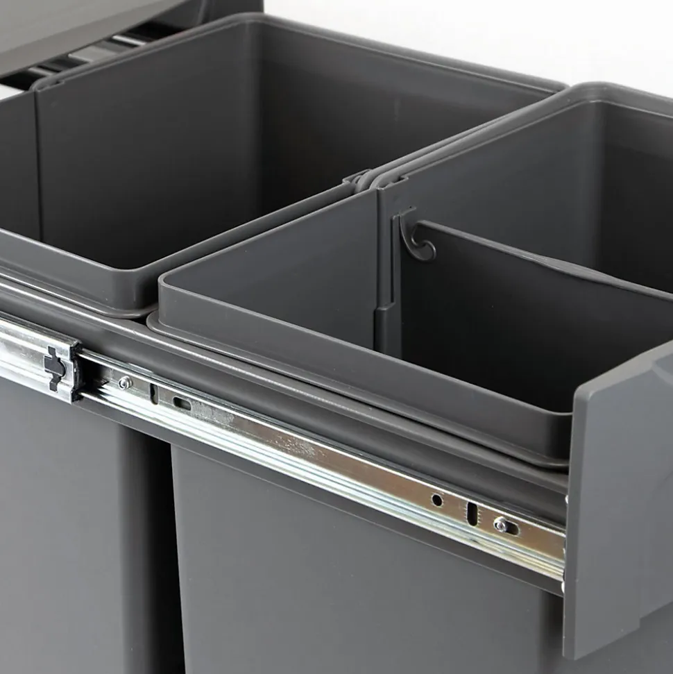 Poubelle cuisine JOKA - poubelle encastrable 2 x 20 litres