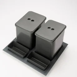 Poubelle cuisine SERAVA 32 L - poubelle de tri 2 x 16 litres