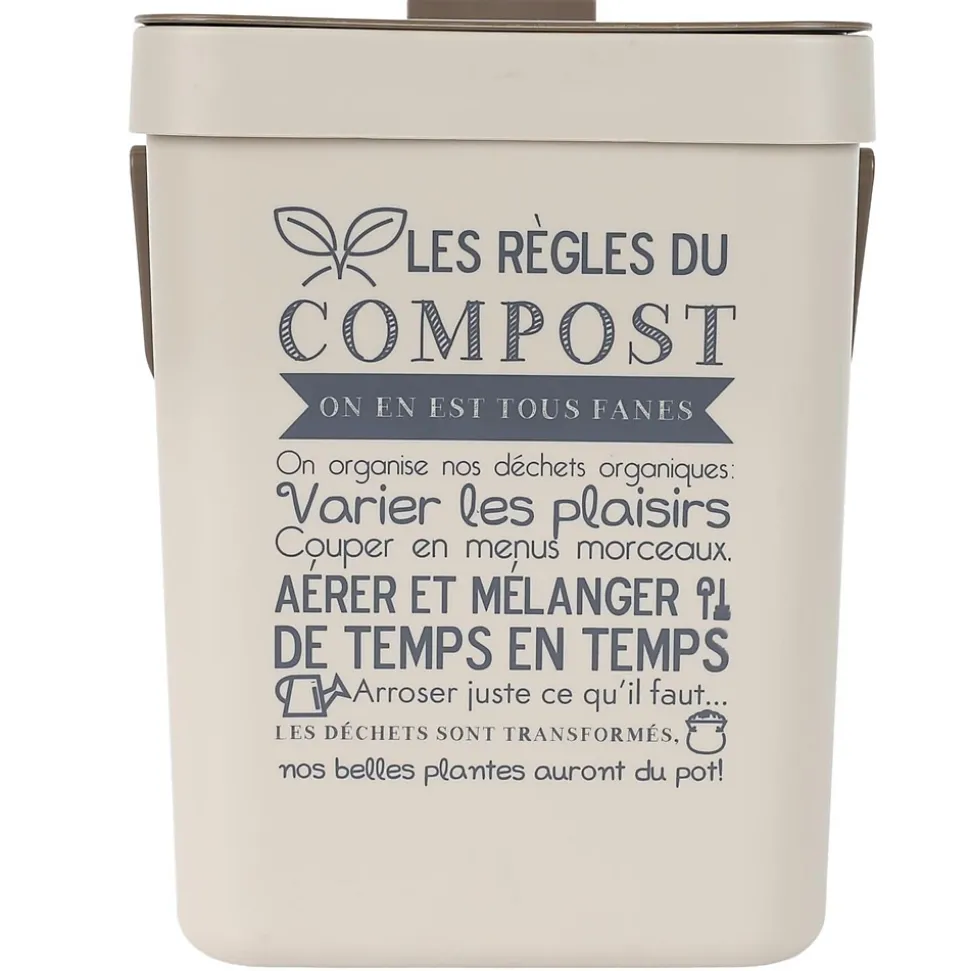 Poubelle de compostage 5 L avec accroche