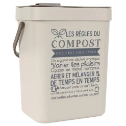 Poubelle de compostage 5 L avec accroche