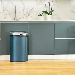 Poubelle de cuisine à ouverture automatique Kitchen Move Majestic gris 58 L