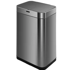 Poubelle de cuisine à ouverture automatique Kitchen Move Upper inox 60 L