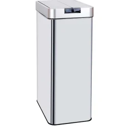 Poubelle de cuisine à ouverture automatique Kitchen Move Silverlake inox 70 L