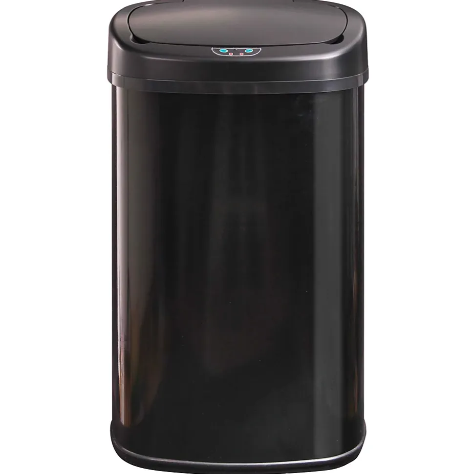 Poubelle de cuisine à ouverture automatique Kitchen Move Majestic noir 58 L