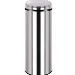 Poubelle de cuisine à ouverture automatique Kitchen Move Artic inox 50 L
