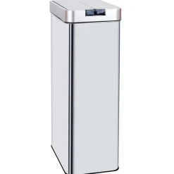 Poubelle de cuisine à ouverture automatique Kitchen Move Silverlake inox 90 L