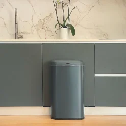Poubelle de cuisine à ouverture automatique Kitchen Move Logan gris 58 L