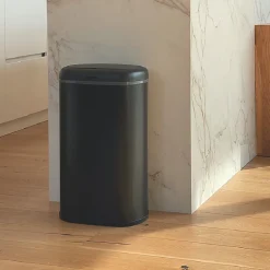Poubelle de cuisine à ouverture automatique Kitchen Move Logan noir 58 L