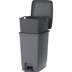 Poubelle de cuisine à pédale Bucket Sundis coloris anthracite 30 L