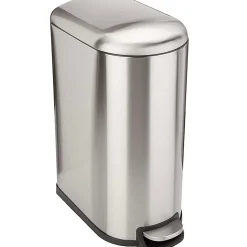 Poubelle de cuisine à pédale Kitchen Move Fuller inox 40 L