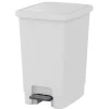 Poubelle de cuisine à pédale Bucket Sundis coloris blanc 30 L
