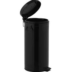 Poubelle de cuisine à pédale Kitchen Move Brooklyn noir 30 L