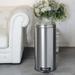 Poubelle de cuisine à pédale Kitchen Move Urban acier 30 L