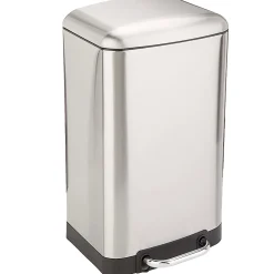 Poubelle de cuisine à pédale Kitchen Move Greenwich inox 30 L