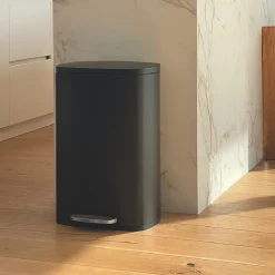Poubelle de cuisine à pédale Kitchen Move Admiral noir 50 L