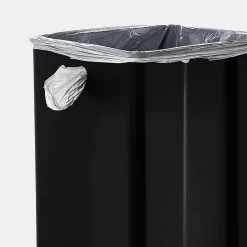 Poubelle de cuisine à pédale 14L Kora GoodHome H. 35,5 cm inox