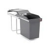 Poubelle de cuisine encastrable 24L Hailo Single Box