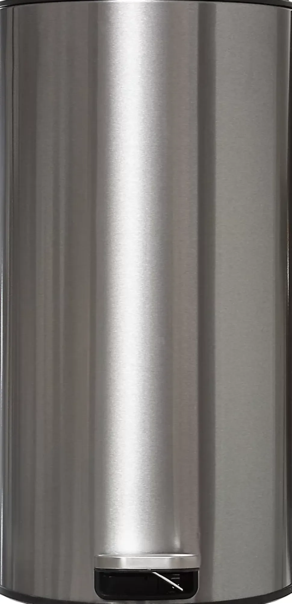 Poubelle de cuisine 30L 5Five en acier inoxydable coloris argent ouverture à pédale Ø.31,5 x H.62 cm