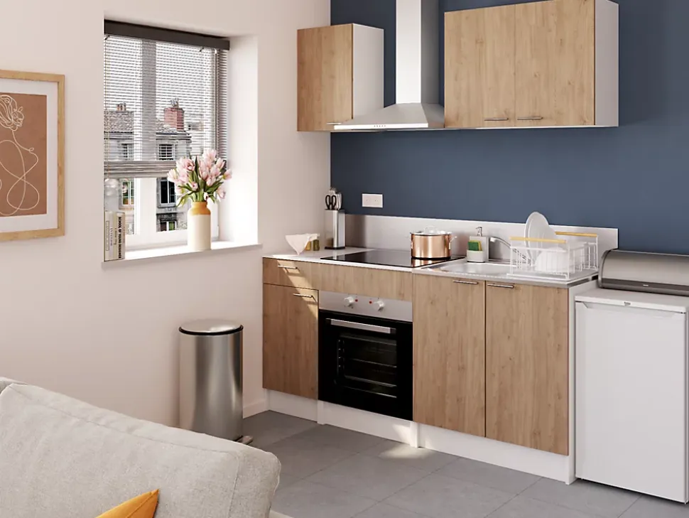 Poubelle de cuisine 30L 5Five en acier inoxydable coloris argent ouverture à pédale Ø.31,5 x H.62 cm