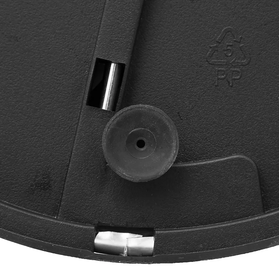 Poubelle de cuisine 30L Modern Color 5Five blanc et bambou