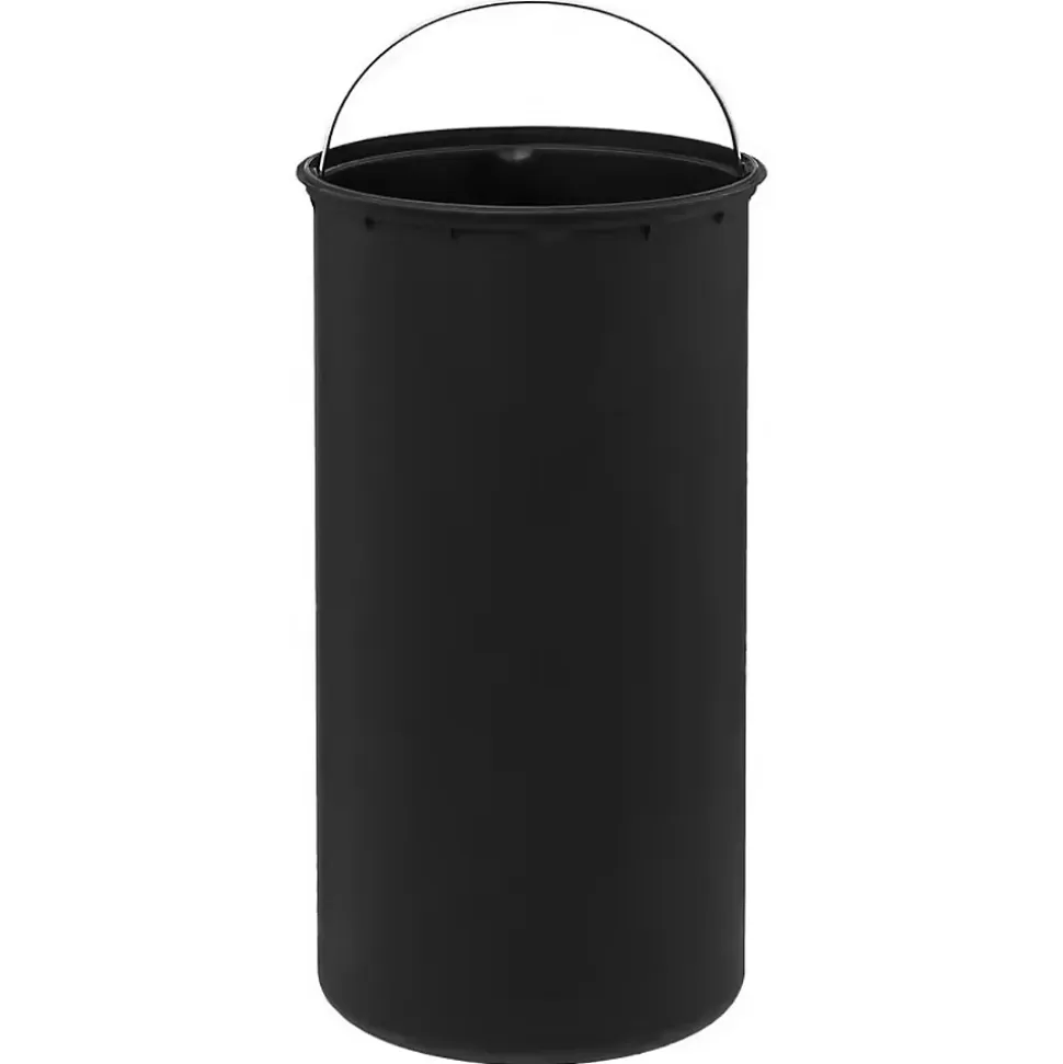 Poubelle de cuisine 30L Modern Color 5Five blanc et bambou