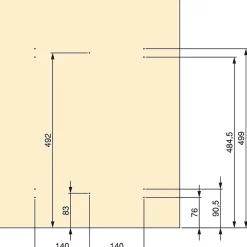 Poubelle de recyclage 2 bacs de 35 L Recycle