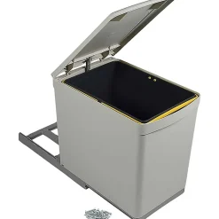 Poubelle de recyclage fixation inférieure et extraction manuelle 16 litres