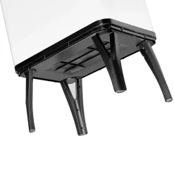 Poubelle de recyclage intelligente WELLHOME à ouverture automatique et contact manuel 15 L + 15 L 35,5 x 26 x 60 cm Blanc